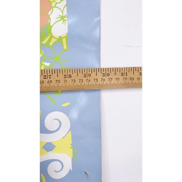 Vintage Mid Century Wallpaper 29" x 28" 1 Roll Panel MCM Mod Floral Bouquet 60s - Picture 7 of 8